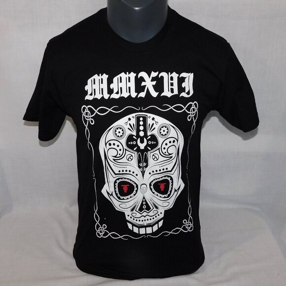 Turner Crates Other - Turner Crate MMXDJ Sugar Skull Black White Graphic T Shirt Mens M